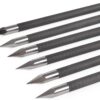 12 flechas cruzadas de pistola de carbono 6,3