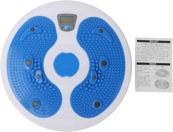 Placa Giratoria de Cintura con Masaje