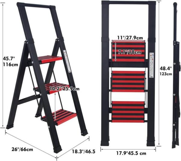 ESCALERA DE SLUMINIO PLEGABLE