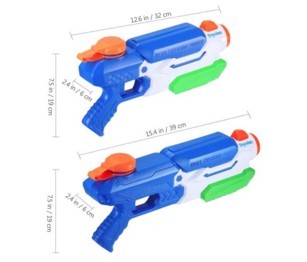 PAQUETES DE 2 PISTOLAS DE AGUA