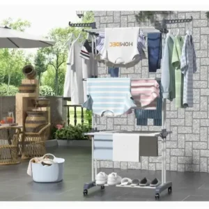 i3222501443-standard.webp Tendederos Plegables con Ruedas, Acero Inoxidable