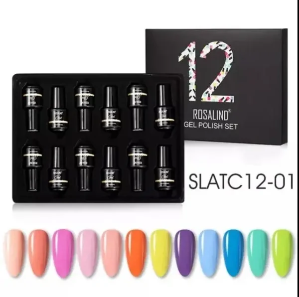 ESMALTE SEMIPERANENTE 12PCS