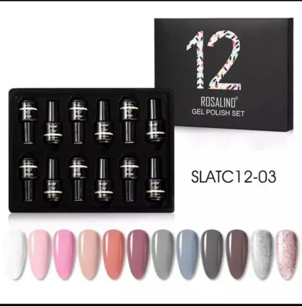 ESMALTE SEMIPERANENTE 12PCS