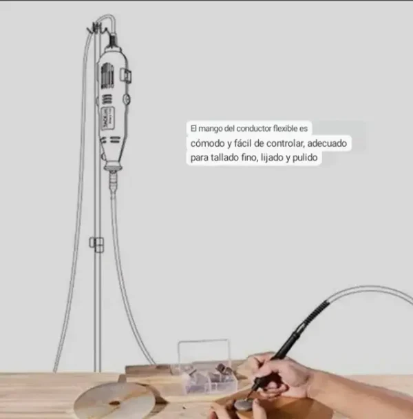 Herramienta Rotativa Amoladora Eléctrica 135W 60 P