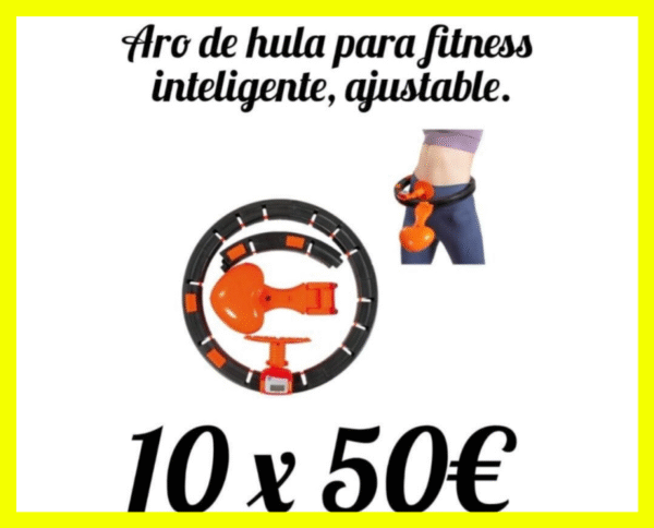 ARO DE HULA PARA FITNESS INTELIGENTE, AJUSTABLE