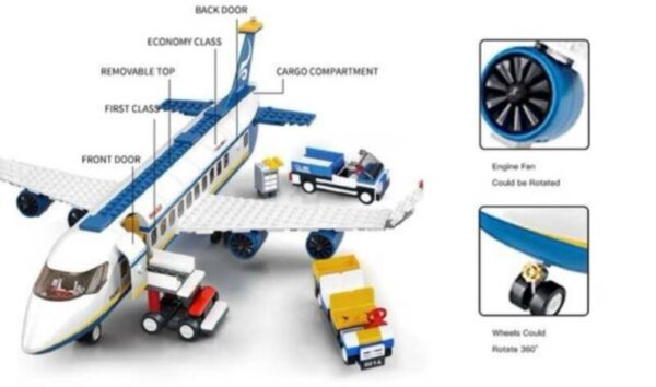JUEGO DE AEROPUERTO Y AVION (LEGO)