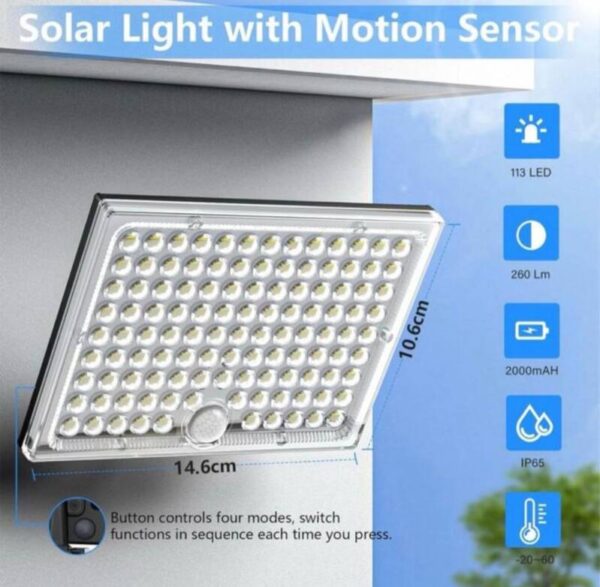 LAMPARA SOLAR CON 1 FOCO