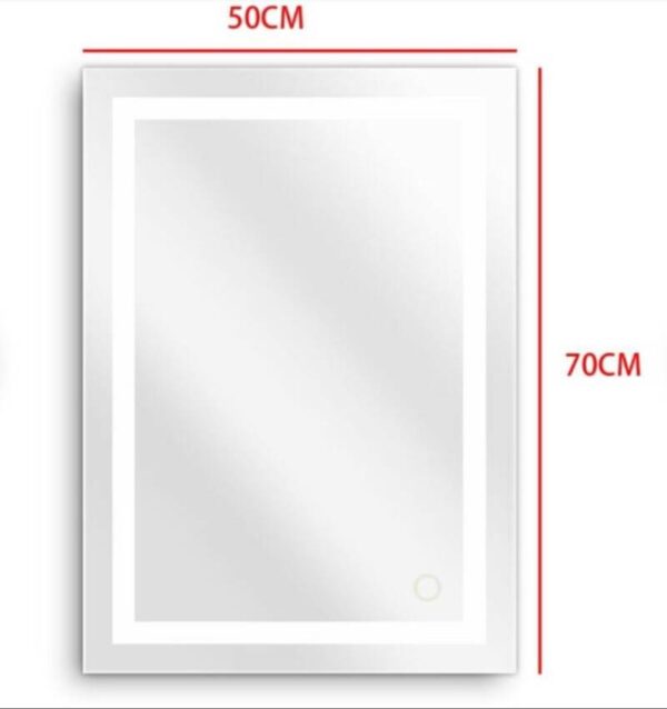 ESPEJO LED TACTIL 50X70
