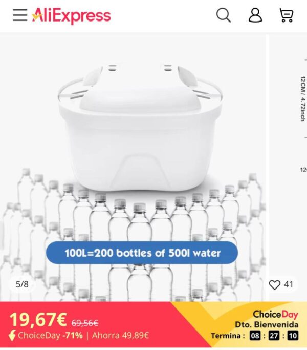 FILTROS DE AGUA REEMPLAZABLES