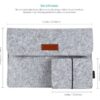 FUNDA DE FIELTRO PARA PORTATIL