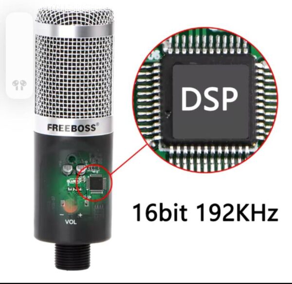 MICROFONO USB CON CABLE Y TRIPODE